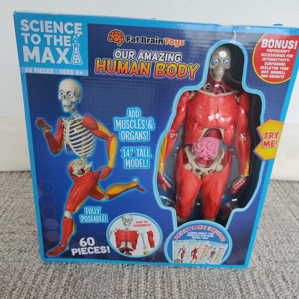 Science To The Max - Interactive Human Body - Brand New In Box! Interactive Toy.